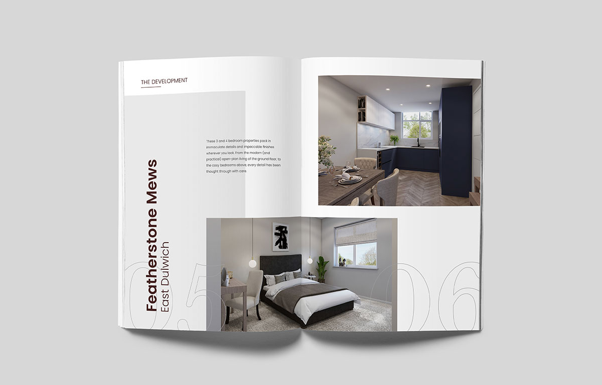 Real Estate Development Business Brochure Design