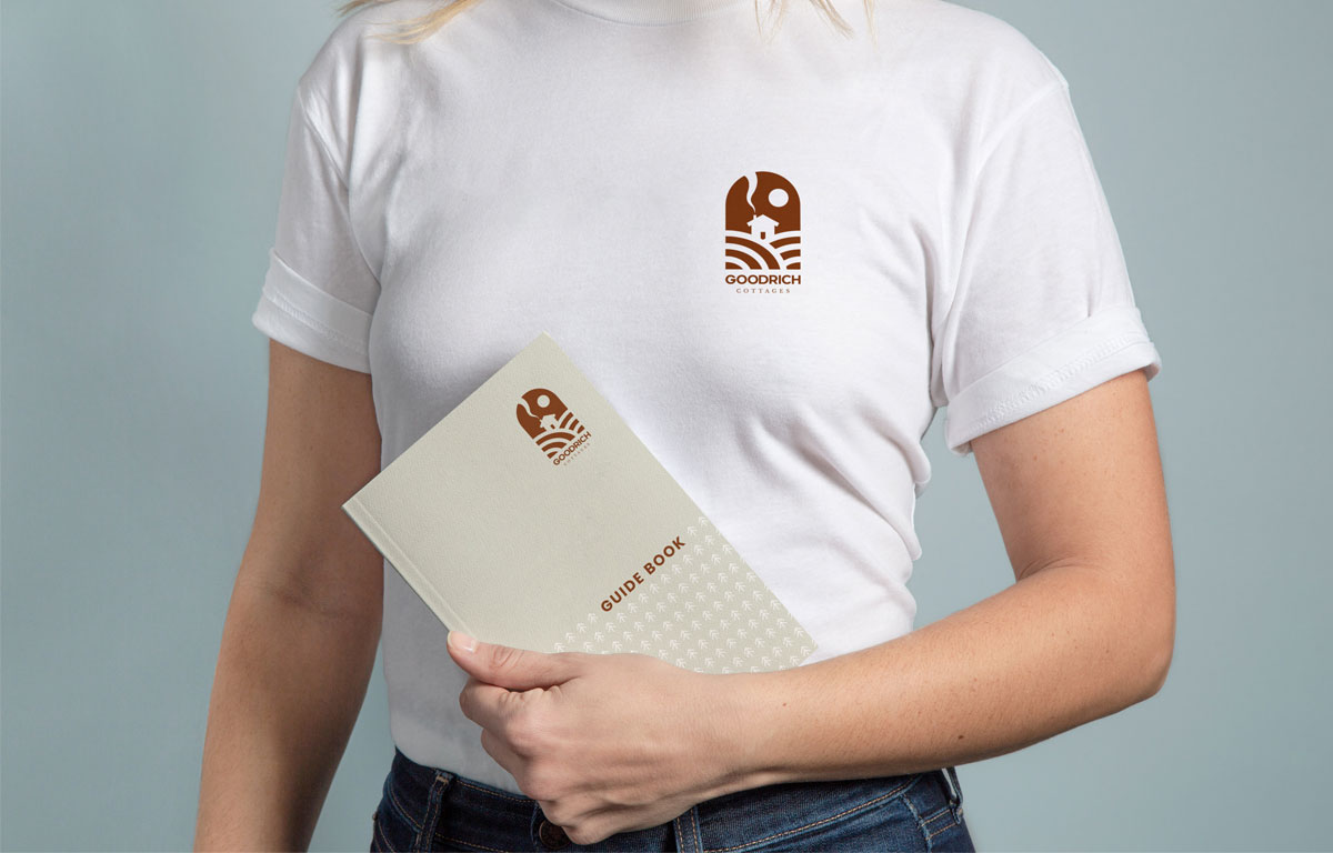Luxury Holiday Home Rental Business Tshirt and Guide Book Design