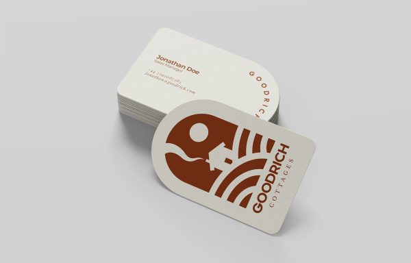Luxury Holiday Home Rental Company Business Card Design