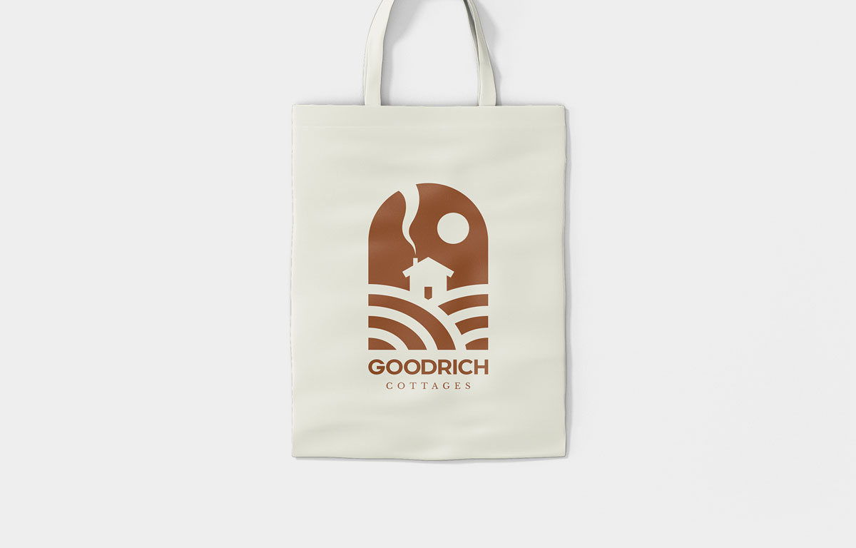 Luxury Holiday Home Rental Business Tote Bag Design