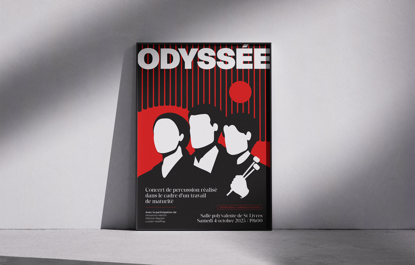 Percussion Music Concert Poster Design