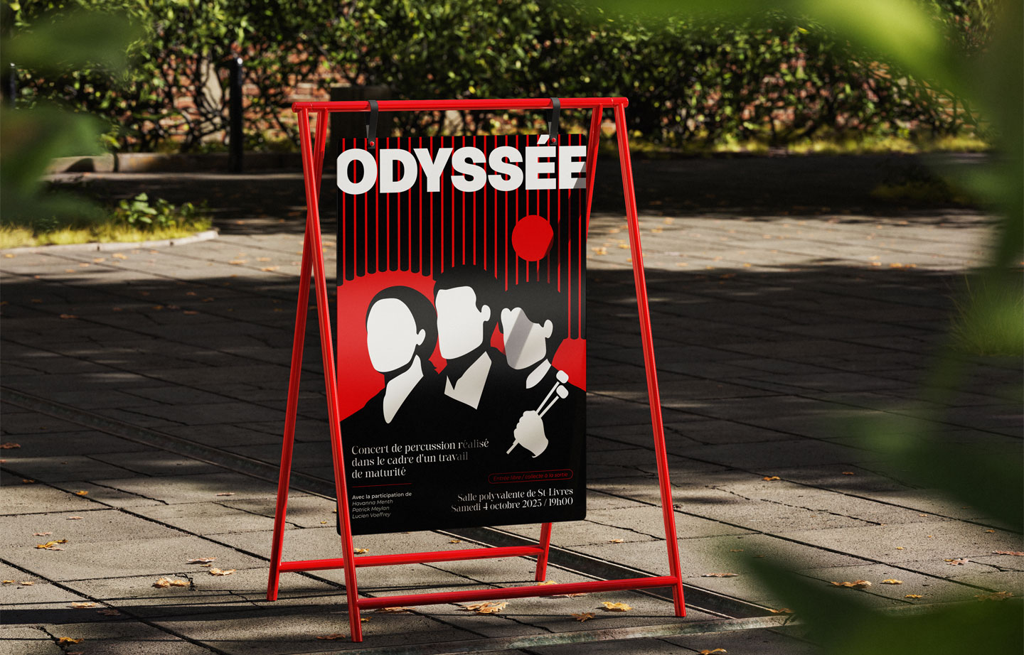 Percussion Music Concert Poster Design