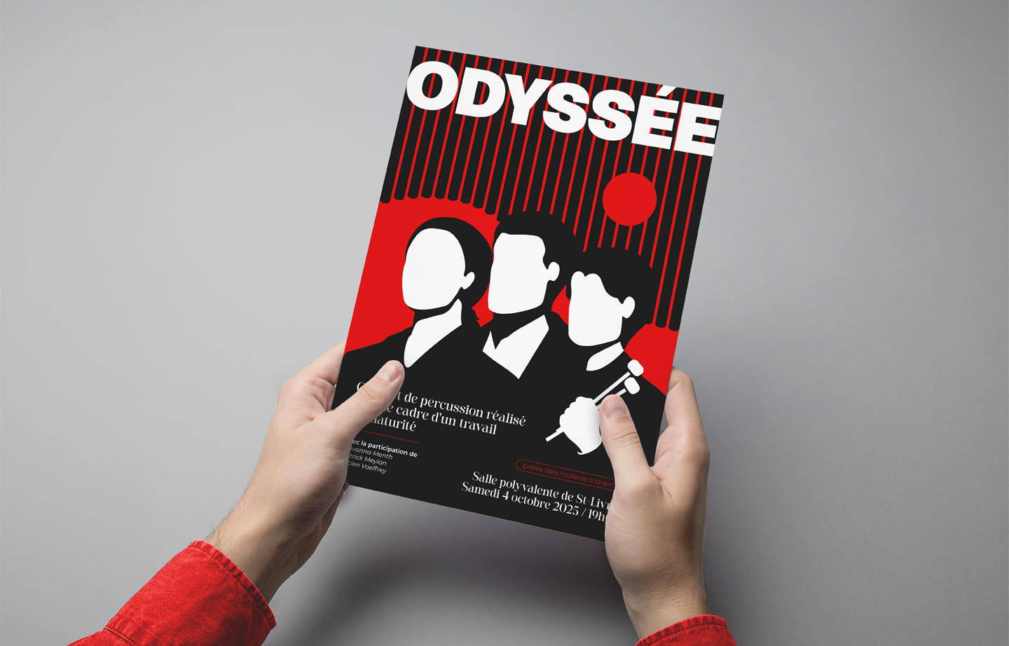 Percussion Music Concert Poster Design