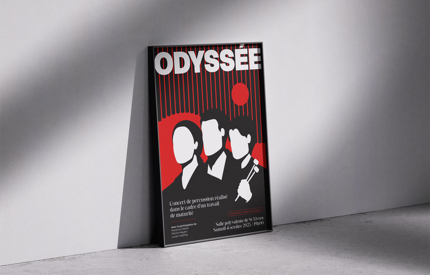 Percussion Music Concert Poster Design