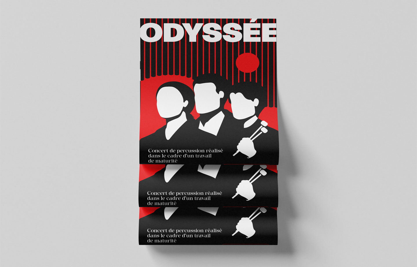 Percussion Music Concert Poster Design