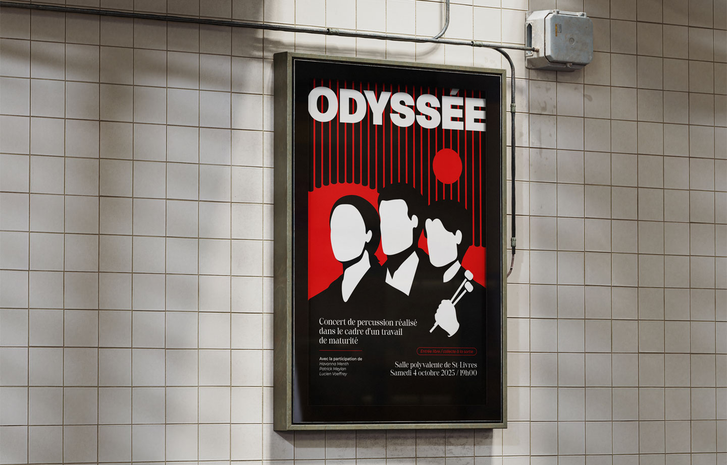 Percussion Music Concert Poster Design