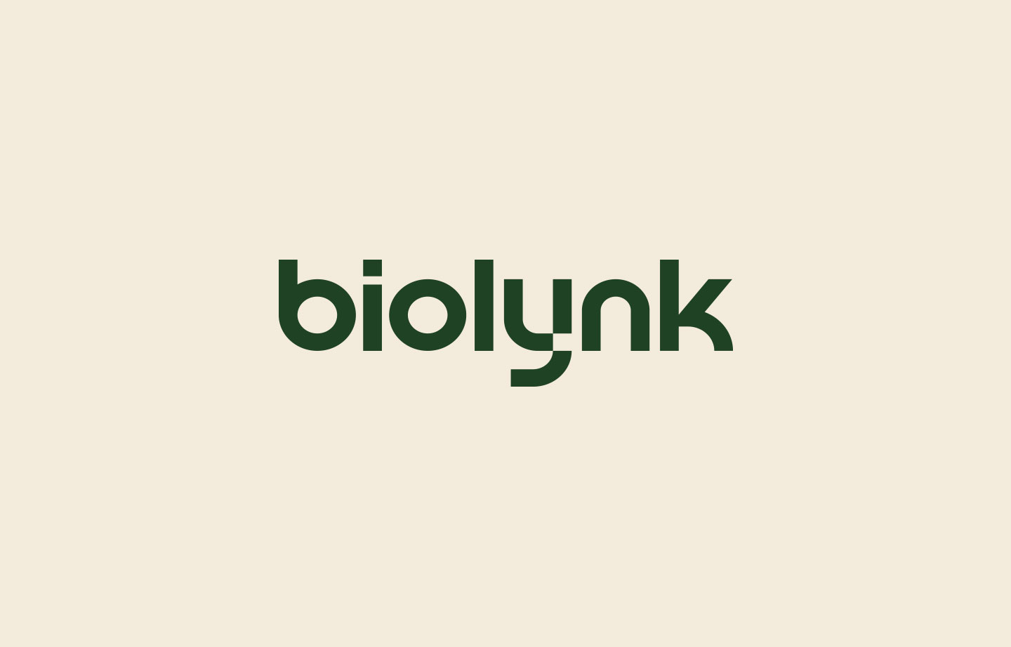 Biolynk renewable energy company logo branding project mockup