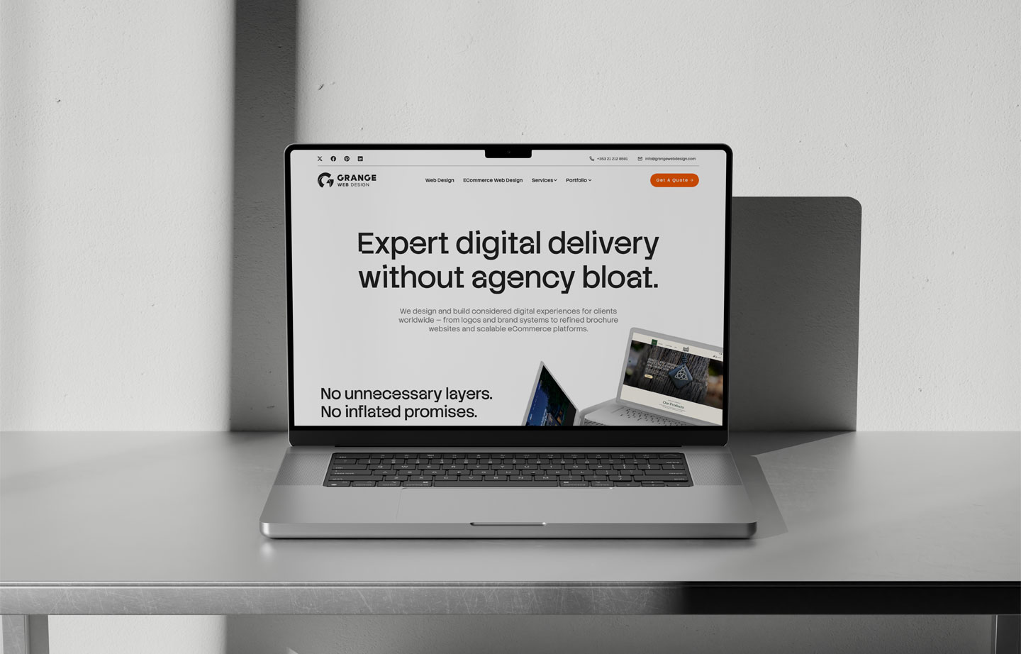 A web design agency website design freelance project