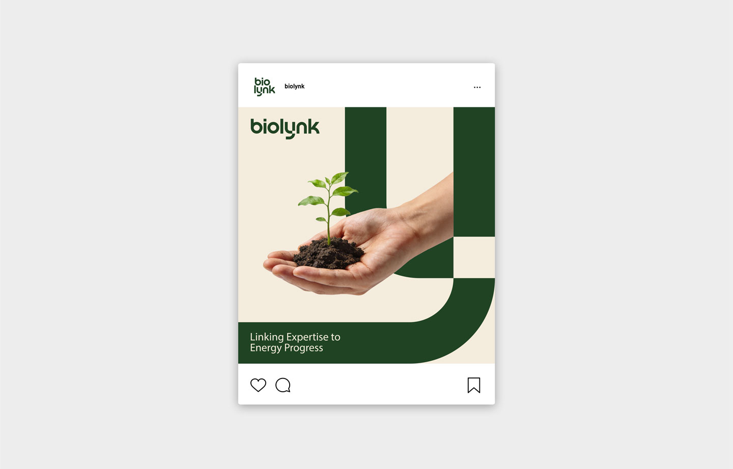 Biolynk Branding Social Media Post Template Design